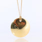 Tiffany & Co. Large Disk Pendant Necklace. 18k Elsa Peretti Tiffany 24mm Round