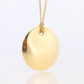 Tiffany & Co. Large Disk Pendant Necklace. 18k Elsa Peretti Tiffany 24mm Round