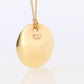 Tiffany & Co. Large Disk Pendant Necklace. 18k Elsa Peretti Tiffany 24mm Round