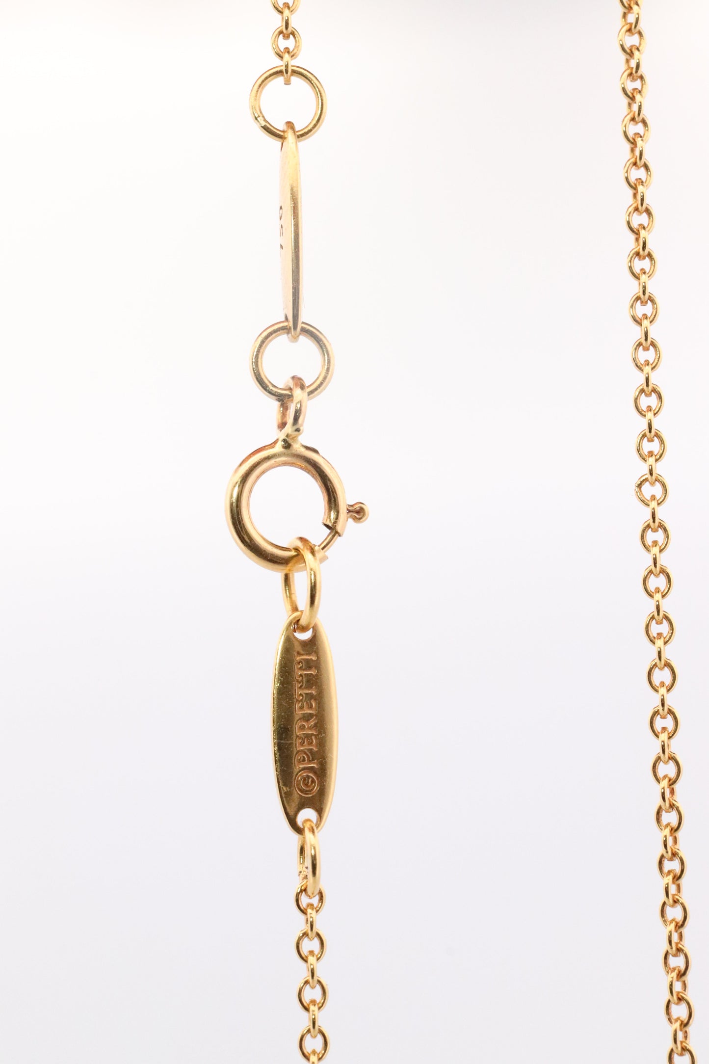 Tiffany & Co. Large Disk Pendant Necklace. 18k Elsa Peretti Tiffany 24mm Round