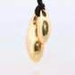 Tiffany & Co. 18k Gold Double Tear 1977 Cable Pendant Necklace