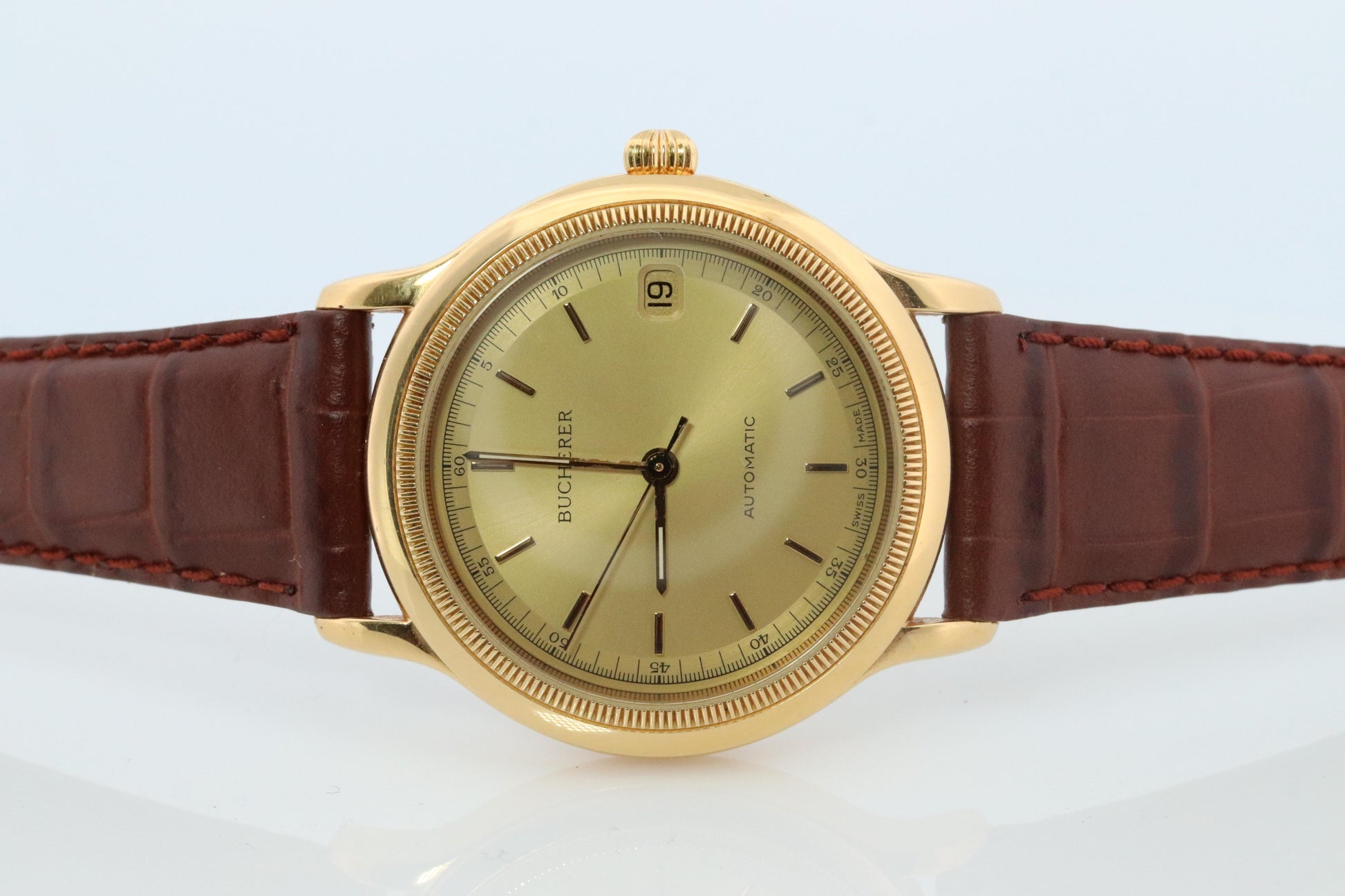 Bucherer Mens Watch. Bucherer 2892.503 Automatic Wristwatch