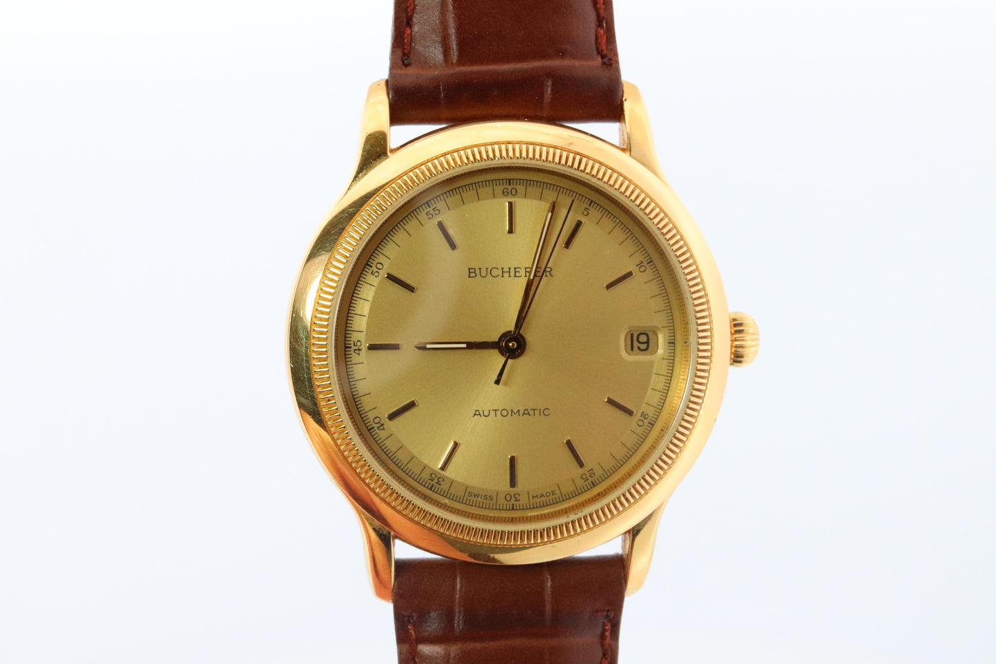 Bucherer Mens Watch. Bucherer 2892.503 Automatic Wristwatch