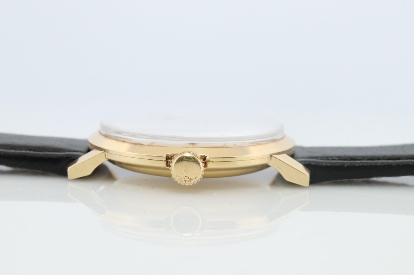 Vintage 14k ROLEX Watch. Rolex 14k YG Dress Watch 1950s.