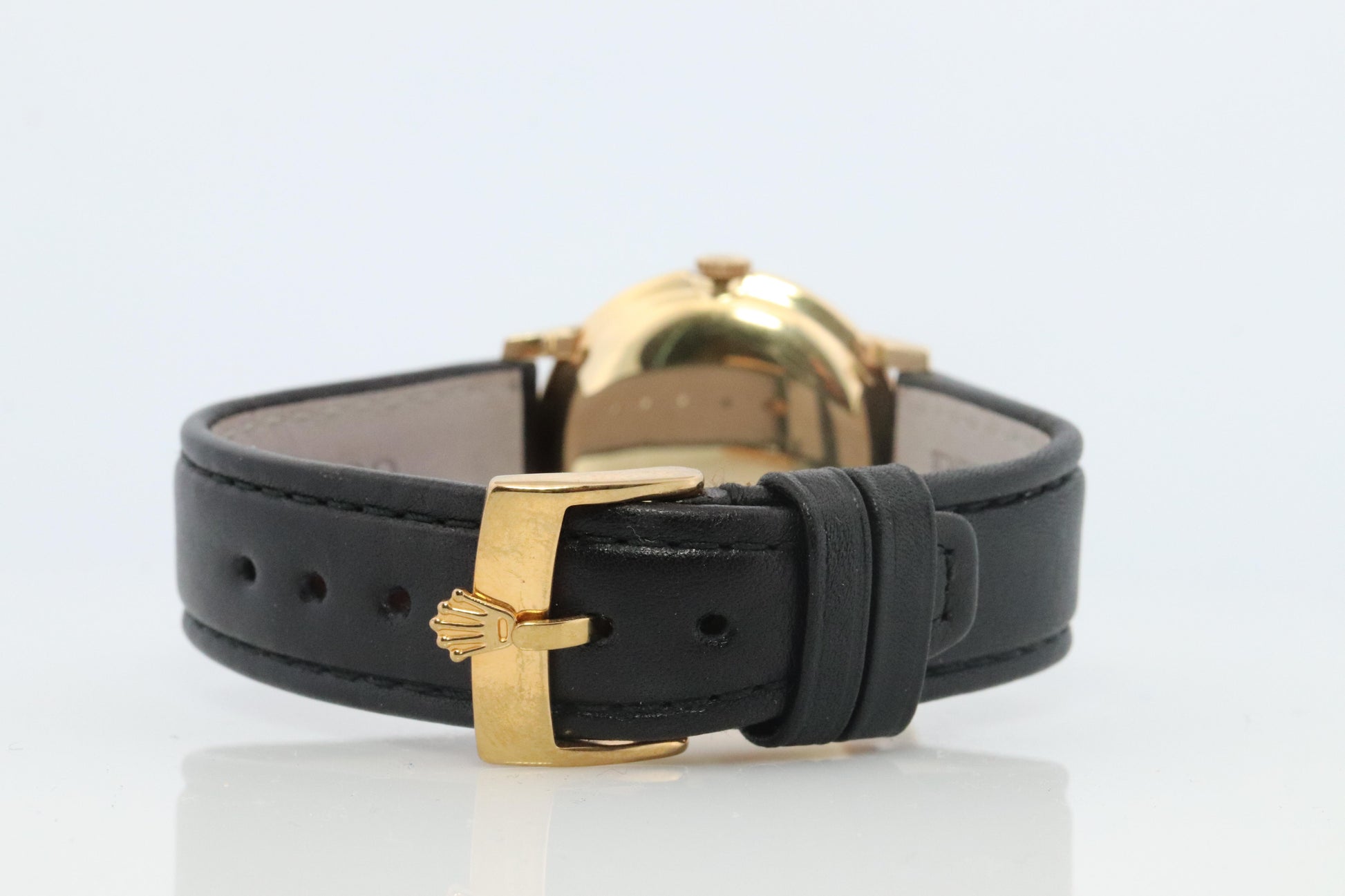 Vintage 14k ROLEX Watch. Rolex 14k YG Dress Watch 1950s.