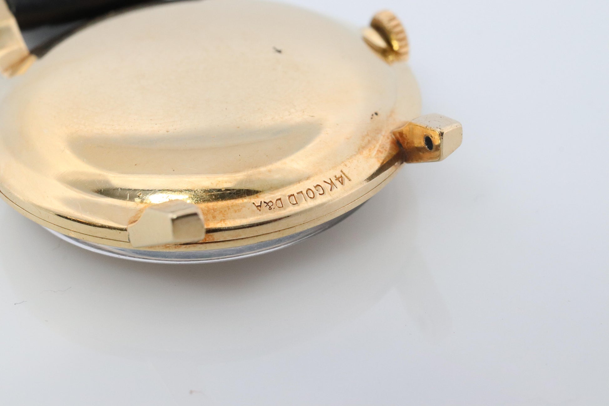 Vintage 14k ROLEX Watch. Rolex 14k YG Dress Watch 1950s.