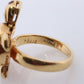 18k TURTLE ring. DIAMOND Topaz encrusted Turtle 3D Animated Seaturtle ring.