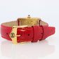 Vintage Must de Cartier Tank Pillar 5057001 Dial Watch Vermeil ARGENT Small Tank