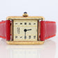 Vintage Must de Cartier Tank Pillar 5057001 Dial Watch Vermeil ARGENT Small Tank