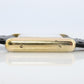 Vintage Must de Cartier Tank Black Dial Watch Vermeil ARGENT Small Manual Tank
