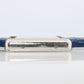 Vintage Must de Cartier Tank Watch. 925 Vermeil ARGENT 2416 Blue Dial Tank