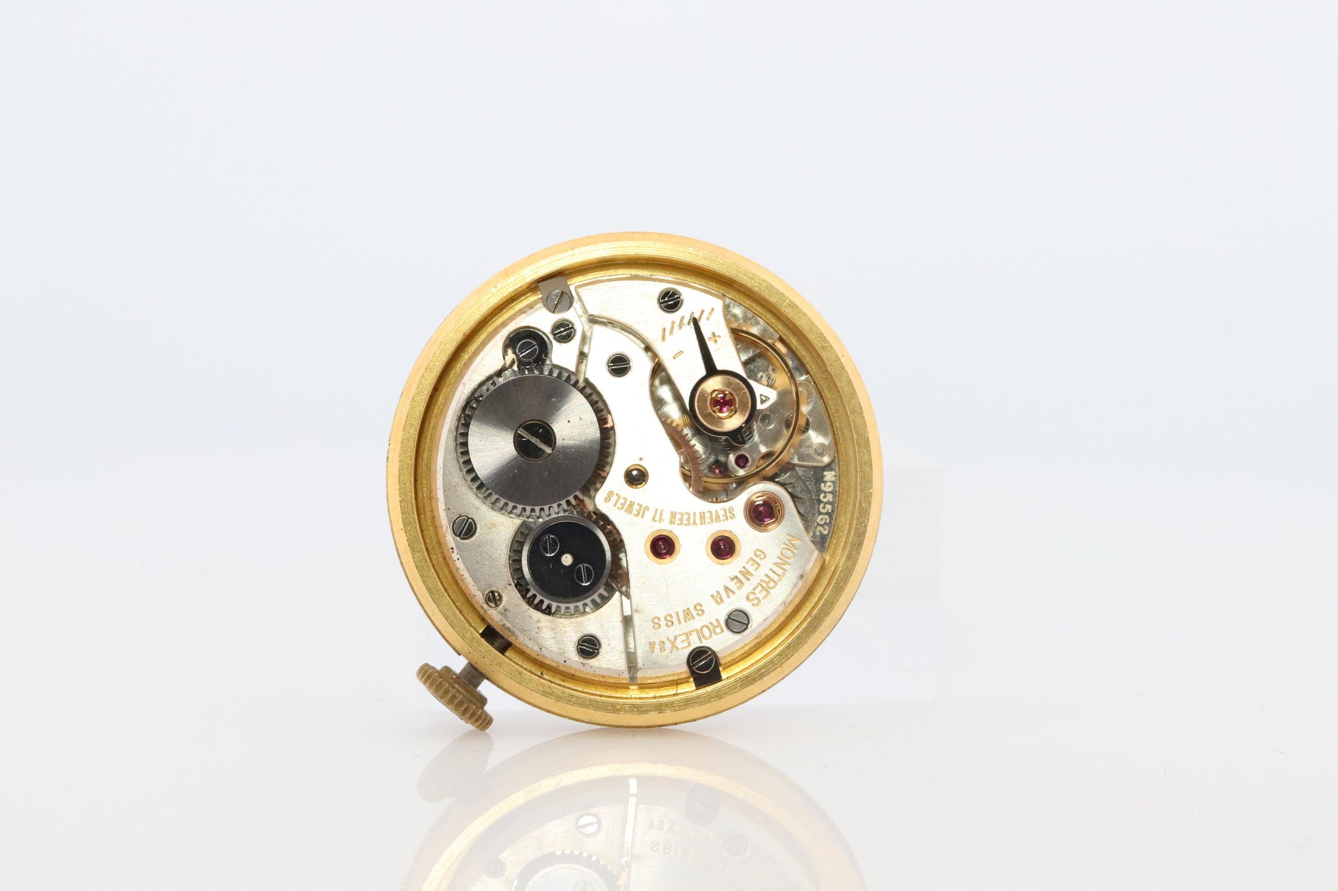 Vintage 9k ROLEX Watch. Rolex 9k YG 12868 Dress Watch 1950s