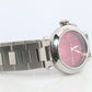 Vintage Cartier PASHA C Automatic 2324. Rare RED Cherry Bordeaux Dial.