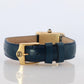 Must de Cartier Tank Blue Mystery Dial. Vermeil ARGENT 925 Small Windup Watch