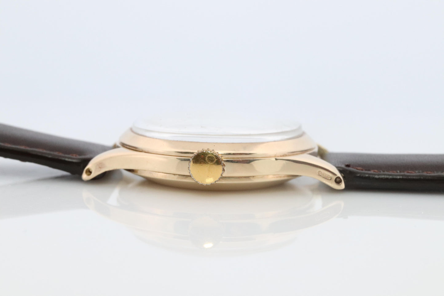 Vintage 9k ROLEX Watch. Rolex 9k YG 12324 Dress Watch 1940s
