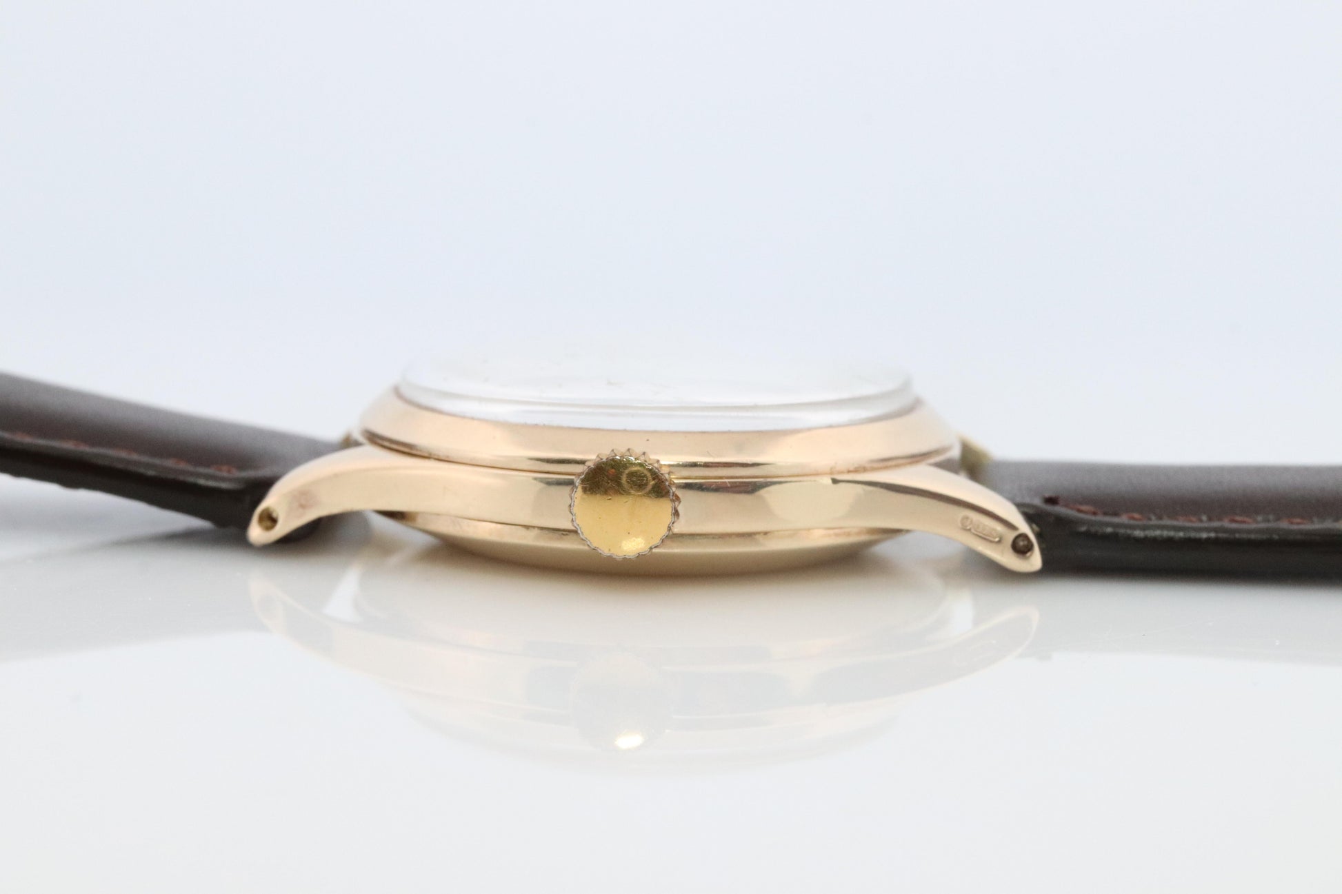 Vintage 9k ROLEX Watch. Rolex 9k YG 12324 Dress Watch 1940s