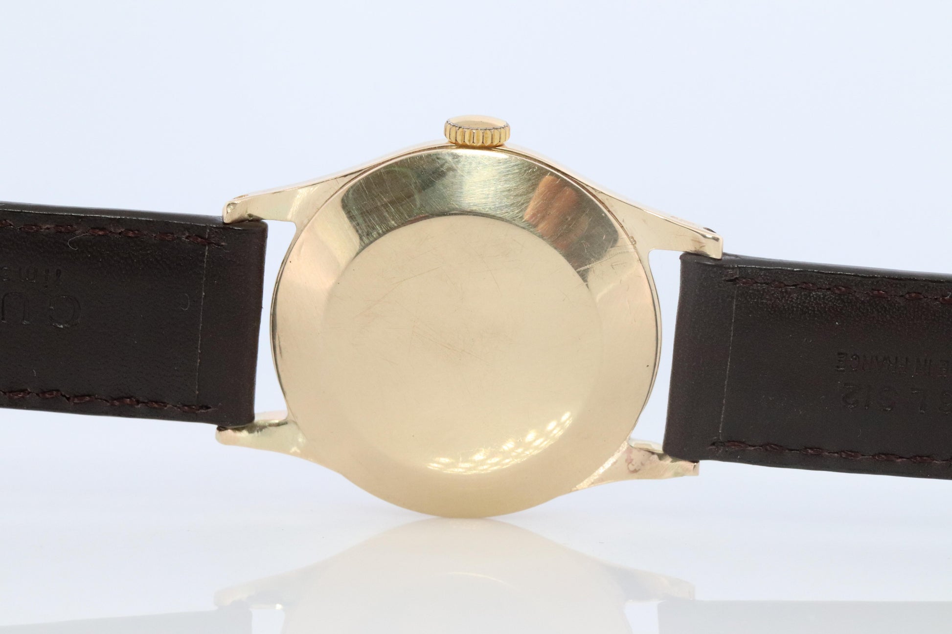 Vintage 9k ROLEX Watch. Rolex 9k YG 12324 Dress Watch 1940s