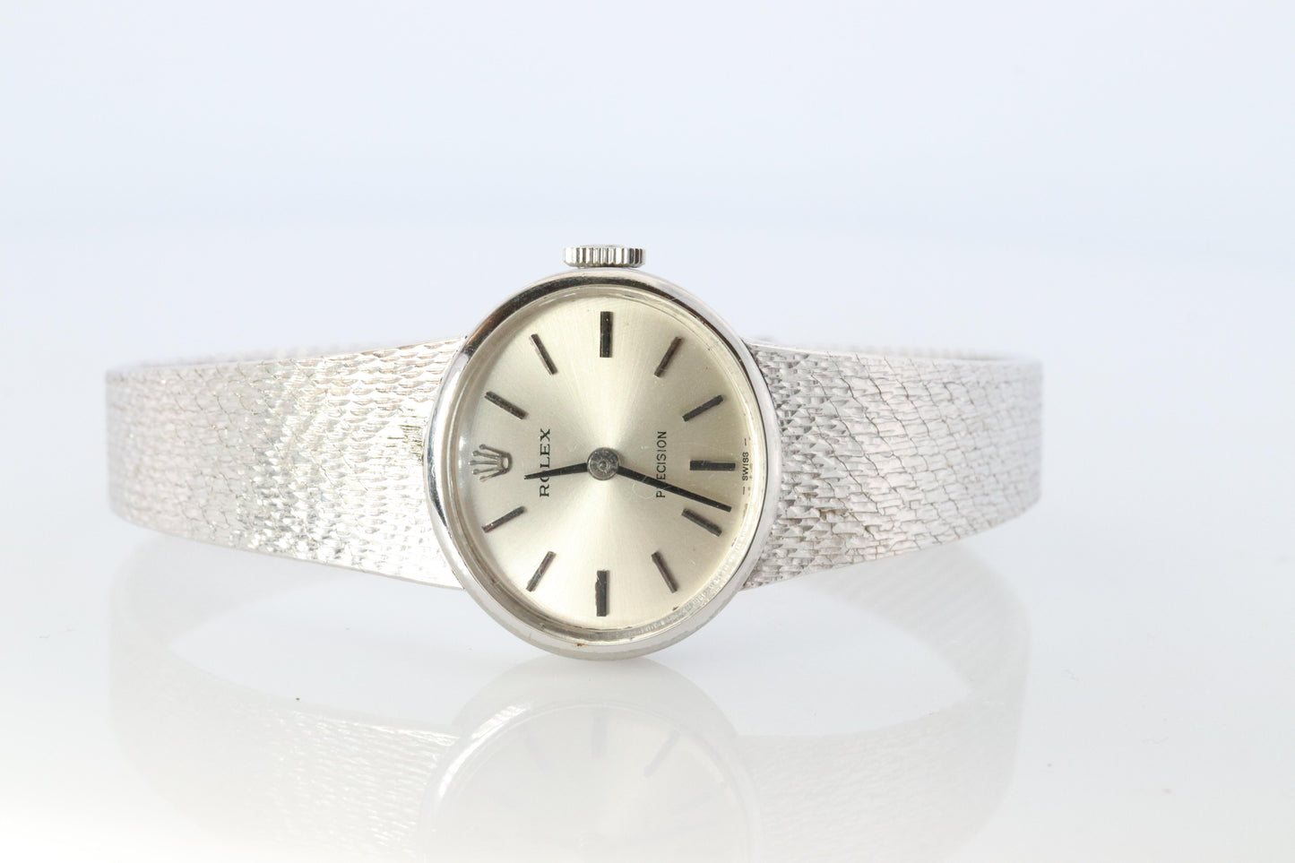 Genuine Rolex Watch. Ladies Rolex 2653 Vintage Stainless Bracelet Watch.