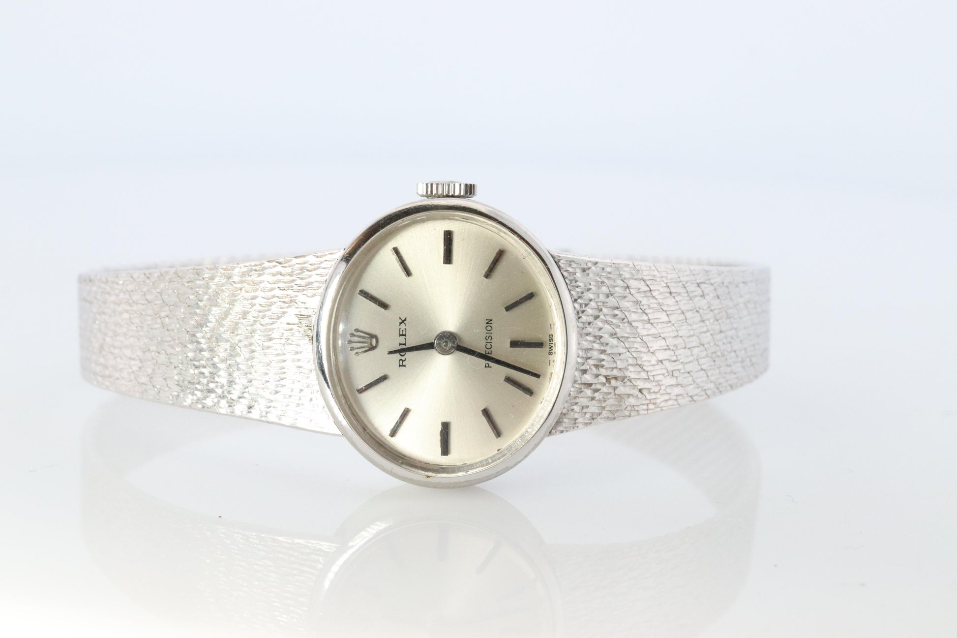 Genuine Rolex Watch. Ladies Rolex 2653 Vintage Stainless Bracelet Watch.
