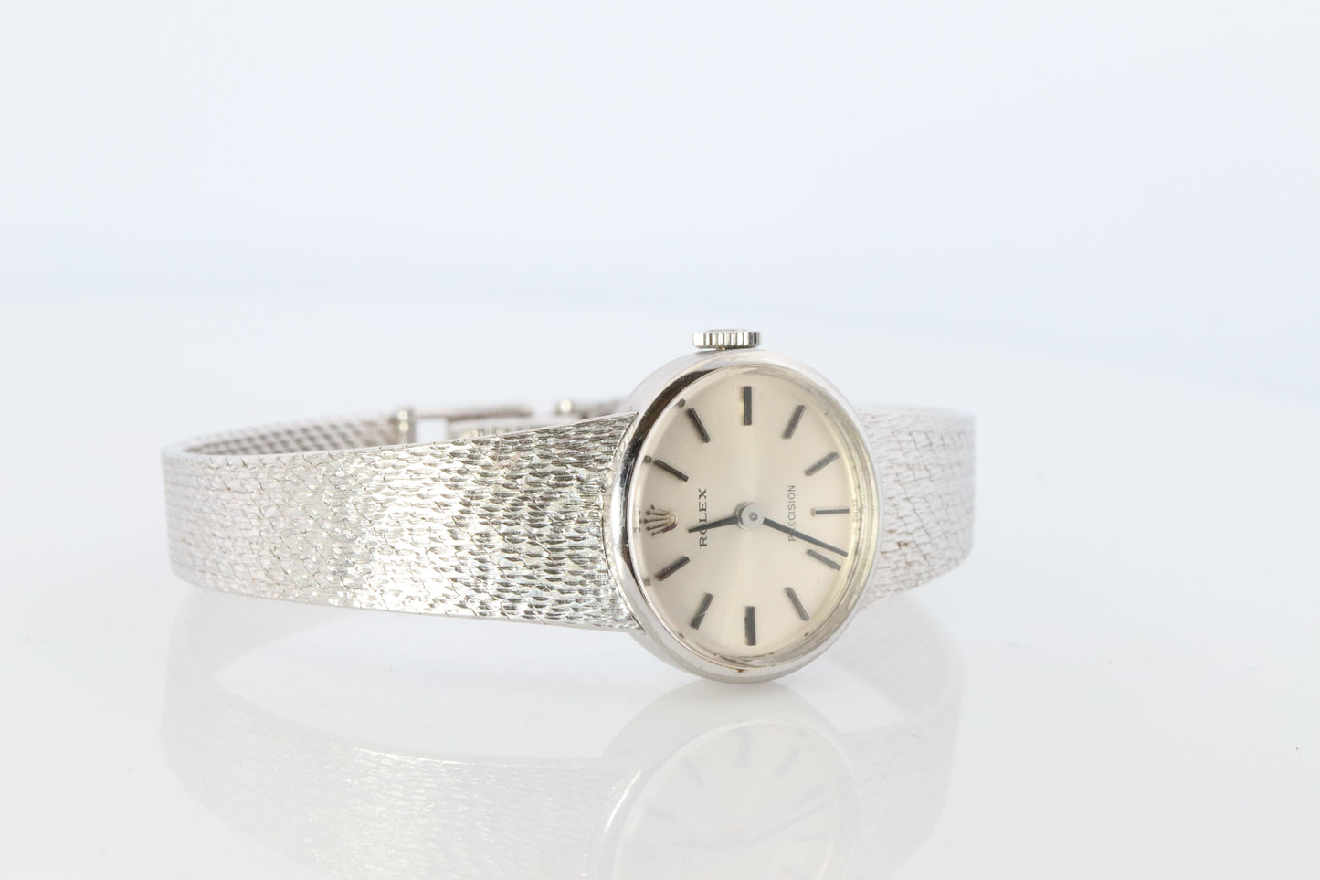 Genuine Rolex Watch. Ladies Rolex 2653 Vintage Stainless Bracelet Watch.