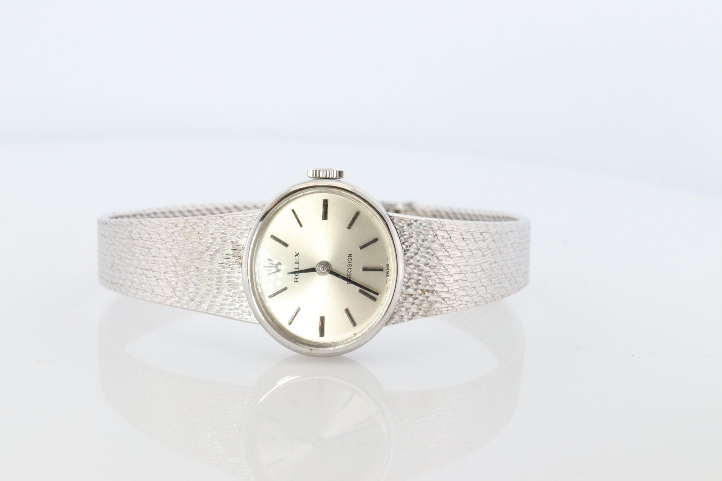 Genuine Rolex Watch. Ladies Rolex 2653 Vintage Stainless Bracelet Watch.