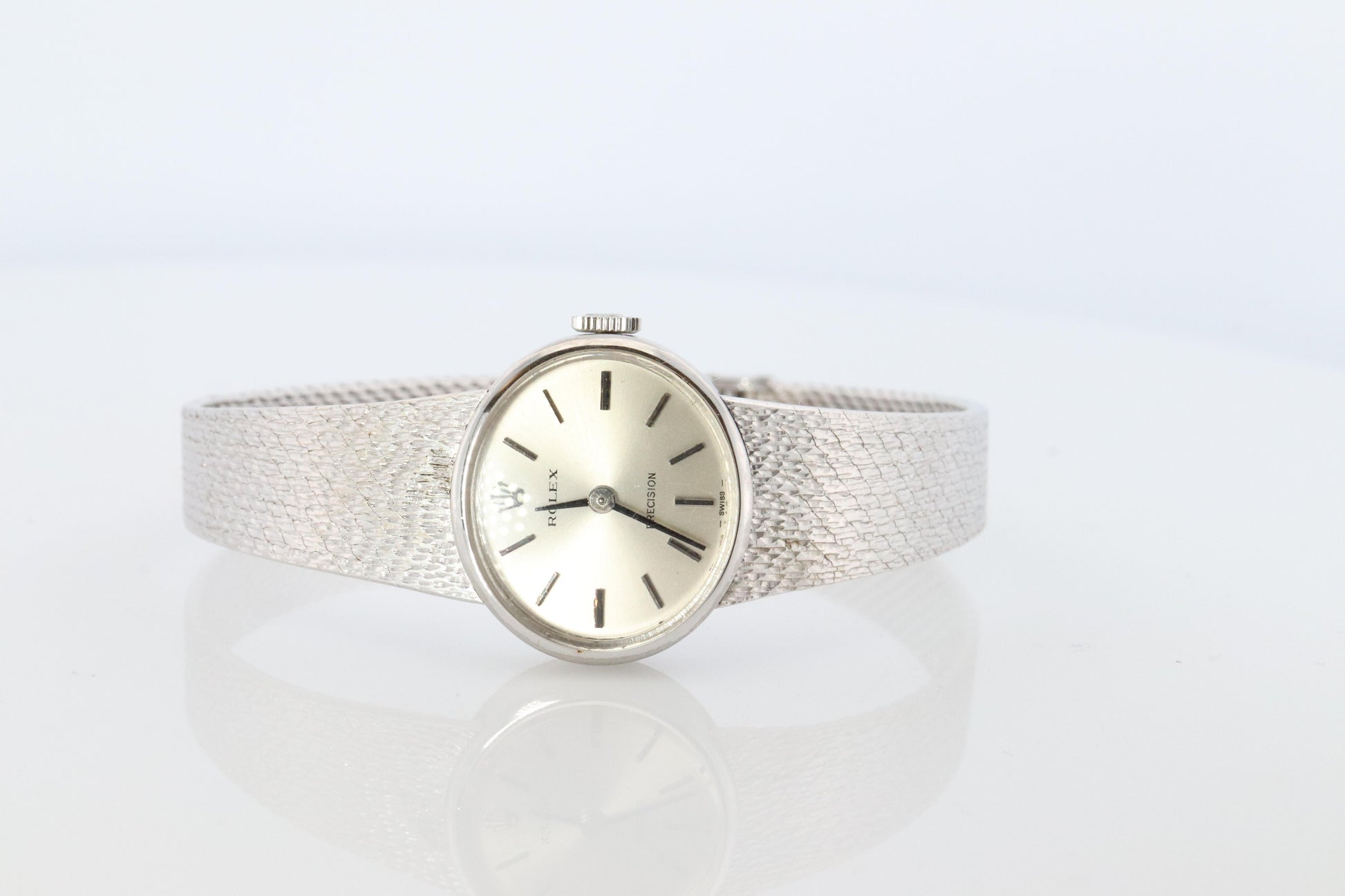 Genuine Rolex Watch. Ladies Rolex 2653 Vintage Stainless Bracelet Watch.
