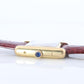 Must de Cartier Tank Red Mystery Dial. Bordeaux ARGENT 925 Small Windup Watch