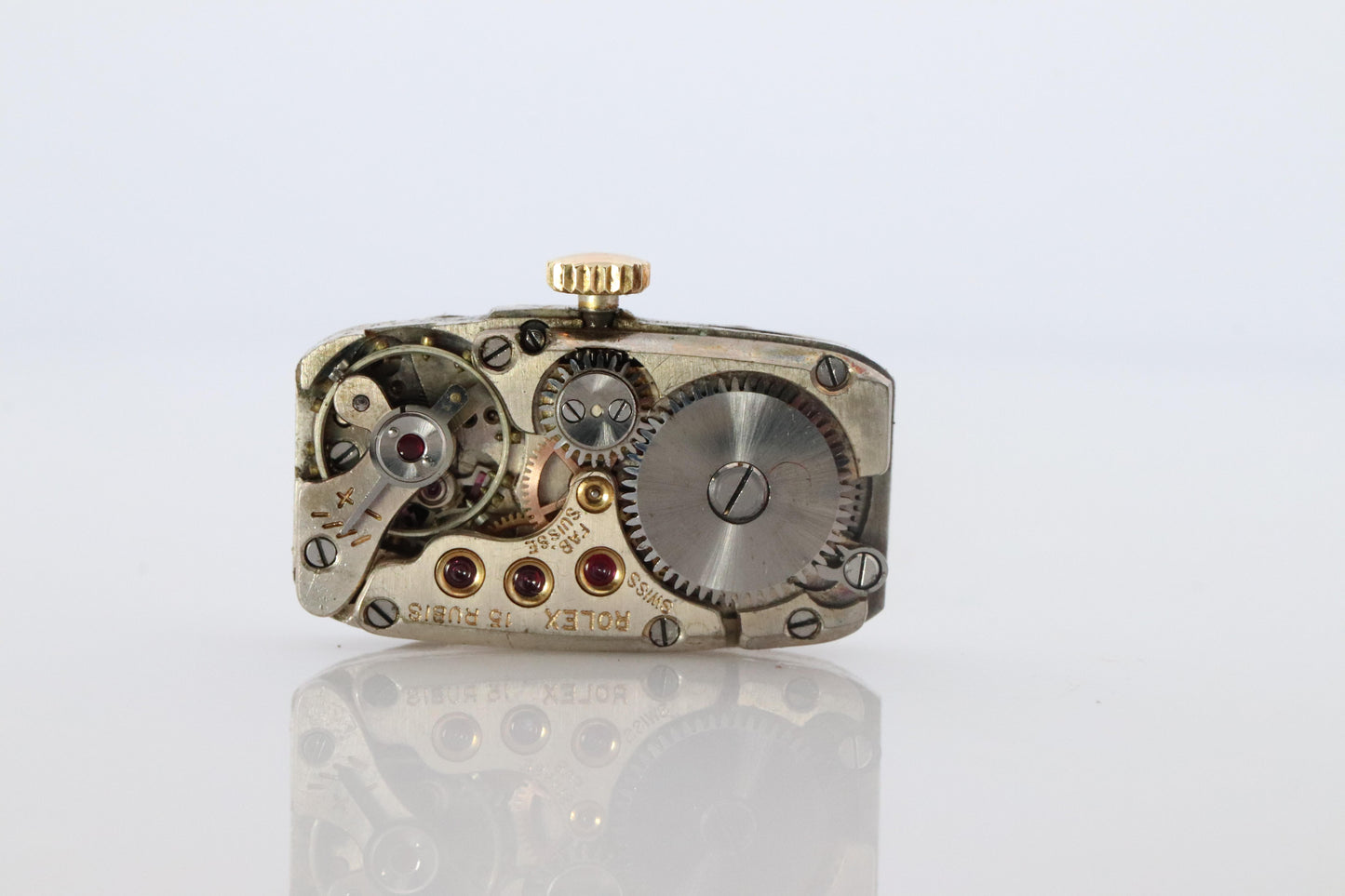 Antique Rolex Womens Cocktail Watch. 9k YG 2699 Manual Windup. Circa 1930s
