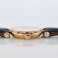Van Cleef and Arpels 18901 watch. 18k Gold VCA Classique Diamond Sapphire Bezel.