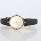 Van Cleef and Arpels 18901 watch. 18k Gold VCA Classique Diamond Sapphire Bezel.