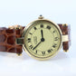 Genuine Cartier Watch. Must de Cartier Vendome Round Argent Champagne Dial