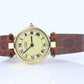 Genuine Cartier Watch. Must de Cartier Vendome Round Argent Champagne Dial