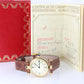 Genuine Cartier Watch. Must de Cartier Vendome Round Argent Vermeil Cream Gold