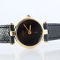 Genuine Cartier Watch. Must de Cartier Vendome Round Argent Vermeil Black Face