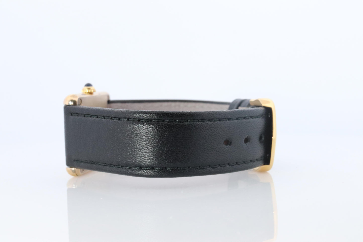Vintage Must de Cartier 590005 Tank Watch. 925 Vermeil ARGENT Quartz Tank.
