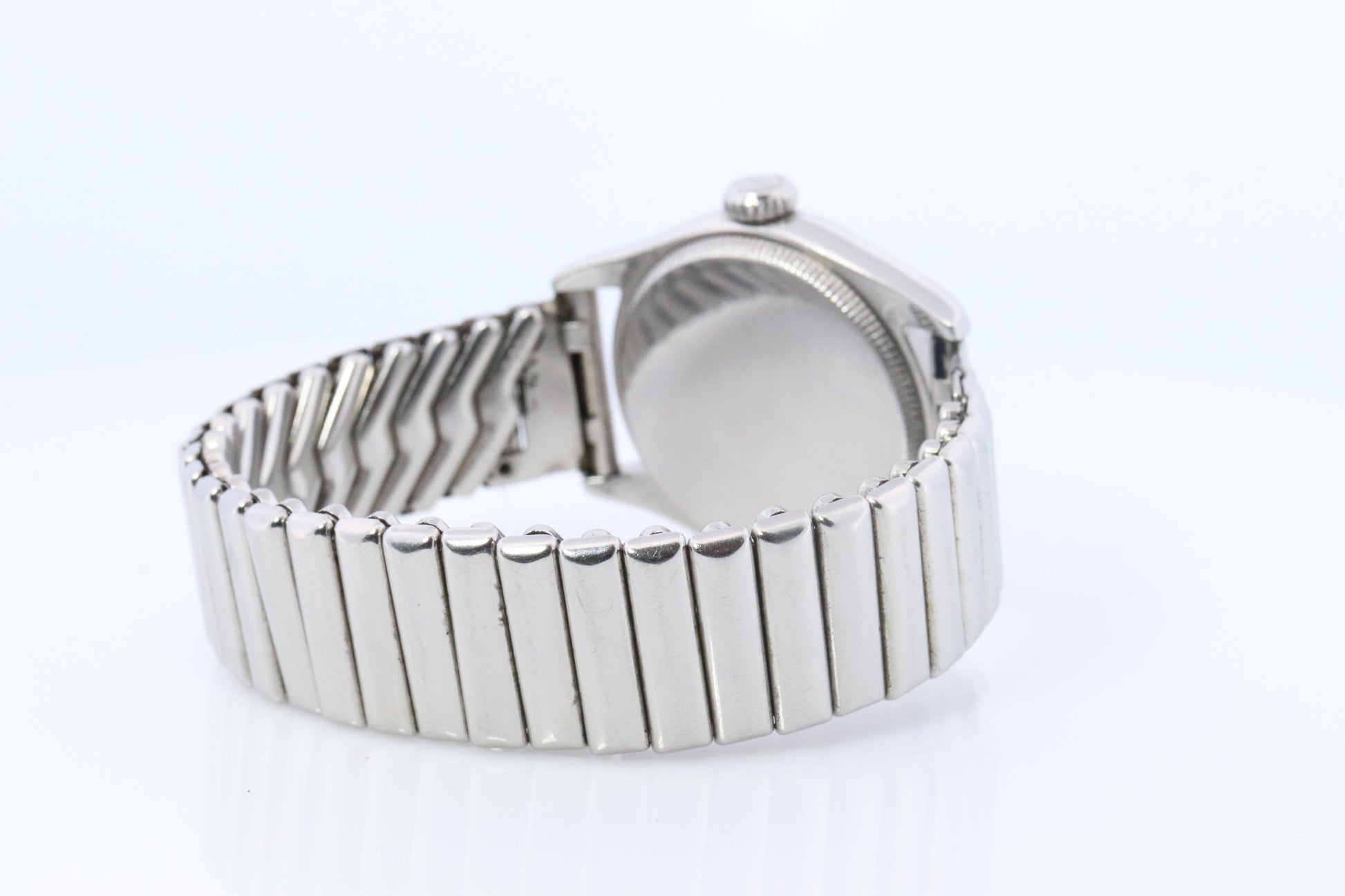 ROLEX Watch. Rolex ref. 6144 1950s Stainless Steel Mens Rolex watch.