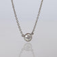 Vintage Tiffany Co Platinum Necklace Elsa Peretti Diamond by the Yard 0.36ct 1P
