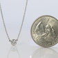 Vintage Tiffany Co Platinum Necklace Elsa Peretti Diamond by the Yard 0.36ct 1P