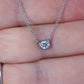 Vintage Tiffany Co Platinum Necklace Elsa Peretti Diamond by the Yard 0.36ct 1P