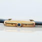 Vintage Must de Cartier Tank 5057001 Dial Watch Vermeil ARGENT Small Tank