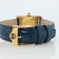 Vintage Must de Cartier Tank 5057001 Dial Watch Vermeil ARGENT Small Tank