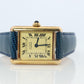 Vintage Must de Cartier Tank 5057001 Dial Watch Vermeil ARGENT Small Tank