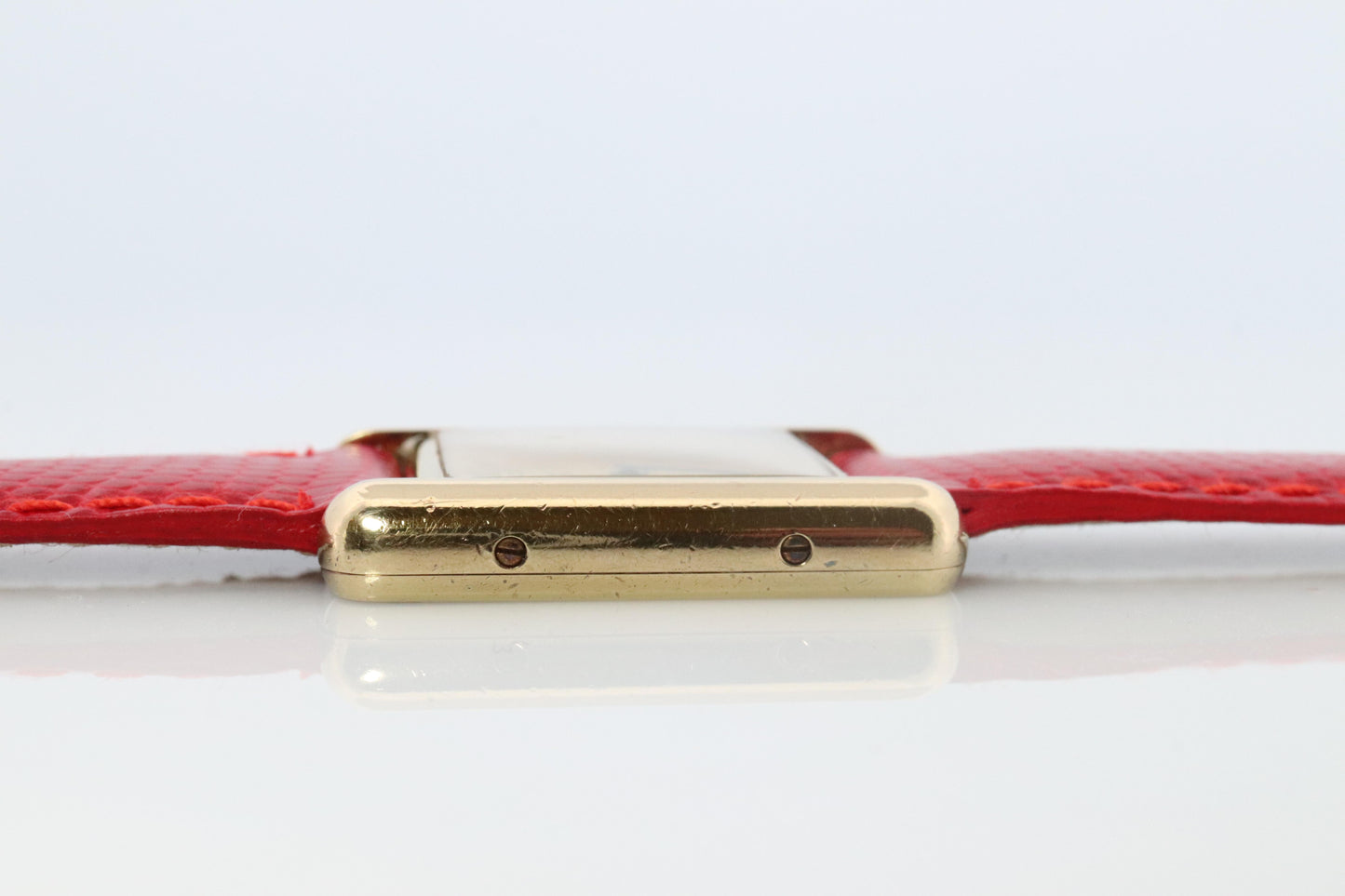 Vintage Must de Cartier Tank 1613 Watch. Vermeil ARGENT 925 Small Tank