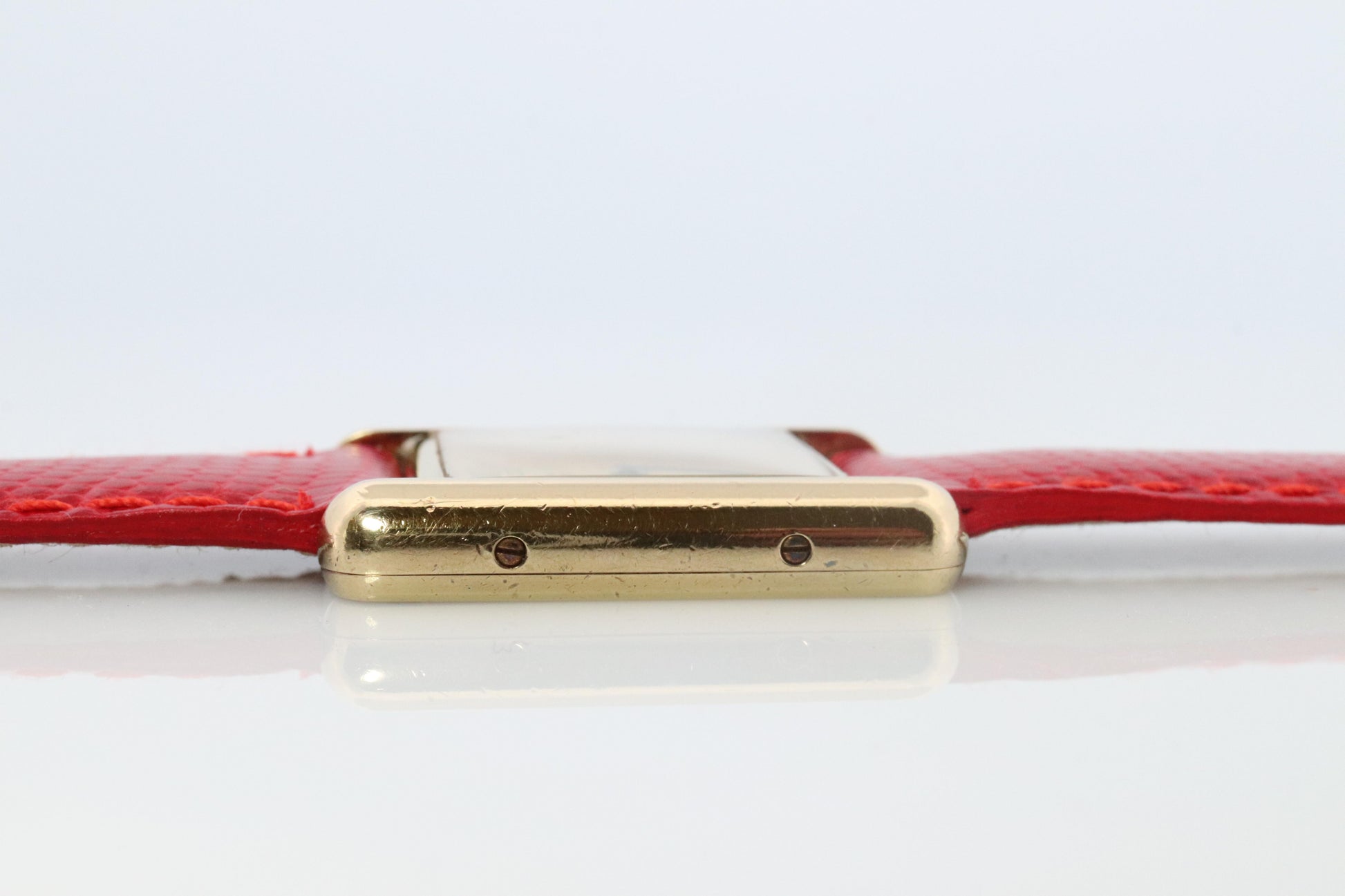 Vintage Must de Cartier Tank 1613 Watch. Vermeil ARGENT 925 Small Tank