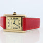 Vintage Must de Cartier Tank 1613 Watch. Vermeil ARGENT 925 Small Tank