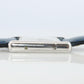 Vintage Must de Cartier Tank Watch. 925 Vermeil ARGENT 6057002 White Blue Dial
