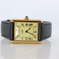 Vintage Must de Cartier 590005 Tank Watch. 925 Vermeil ARGENT Quartz Tank.