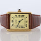 Vintage Must de Cartier 590005 Tank Watch. 925 Vermeil ARGENT Quartz Tank.