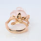 18k Dior Rose Diamond Ring. Genuine Dior Rose Pre Catelan Quartz Diamond ring.