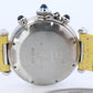 Vintage Cartier PASHA 38mm Chronograph. Rare Yellow Dial W3100355.
